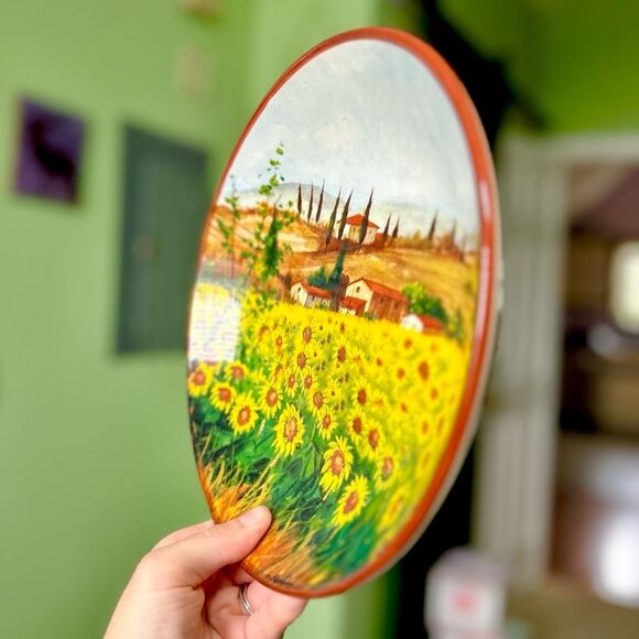 Vintage Vibrant Portugal Landscape Bowl Home Decor Accent Food Storage - Picture 3 of 5